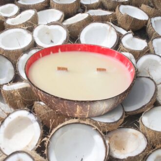Natural Coconut Shell Scented Candle