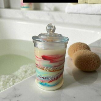 Tie Dye Scented Candles